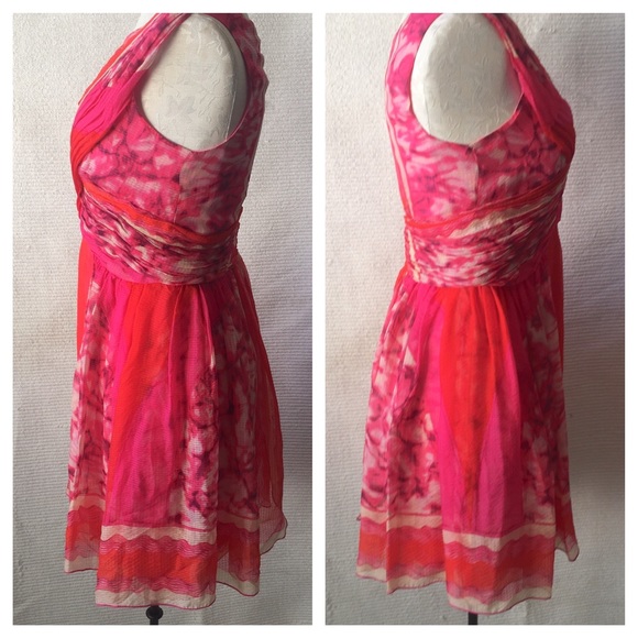 Anna Sui Bright Scarf Print Sleeveless Dress - Picture 4 of 8